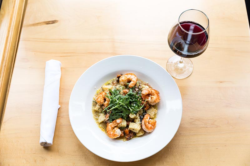 Roots Restaurant Rutland Shrimp and Grits